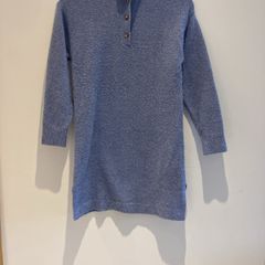 Zara light blue wool dress size 9-10