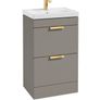Midnight Grey bathroom vanity unit Image 2