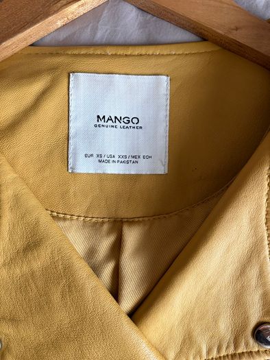 MANGO Leather jacket