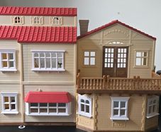 sylvanian family red roof country home gift set