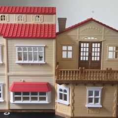 sylvanian family red roof country home gift set