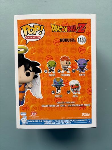 Funko Pop - Goku with Wings 1430 Flocked - Dragonball Z Anime - Vinyl Action Figure