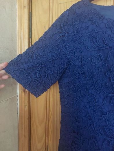 Monsoon royal blue lace dress (free post)