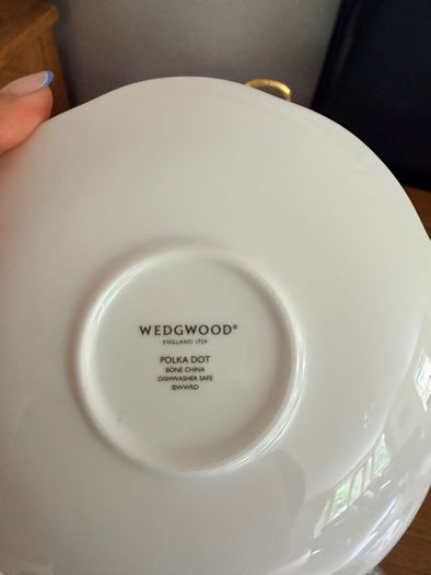Wedgwood Polka Dot Bone China Tea Set