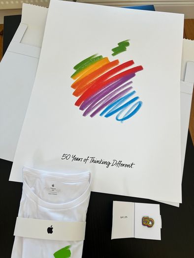Rare Apple 50th Anniversary Merchandise