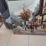 Handmade  Painting  Canvas & Wood Frame  Size - 101cm X 101cm. Image 3