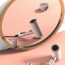 Hair Dryer with Diffuser,Comb/Brush,Nozzle(2200w Professional ION hairdryer) for Women 4C Thick Hair - Baby Pink (FREE POSTAGE) Image 4