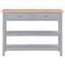Sideboard Grey 110x35x80 cm MDF Image 3