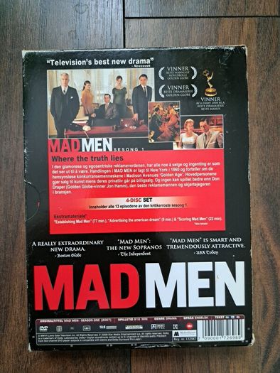Madmen Seasons 1-4