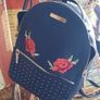 Dune of London 'Studs &Roses' Backpack, Black, Never Used Image 9