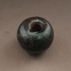 Vintage Natural Pattern Suliemani Tire Shape Agate Bead Amulet