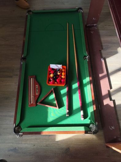 6x3 slate top pool table