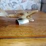 Vintage Carved Horn Fish Image 3
