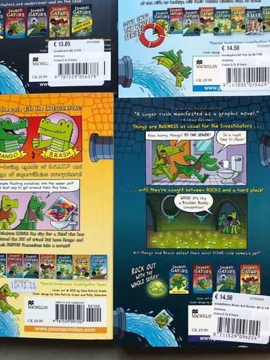 Investigators books kids 5-8 y brand new