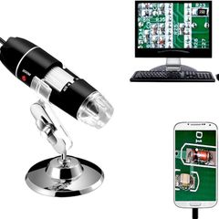 SALE | 40 to 1000x Magnification Endoscope, 8 LED USB 2.0 Digital Microscope, Mini Camera with OTG Adapter and Metal Stand, Compatible with Mac Window 7 8 10 11 Android Linux