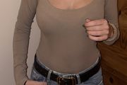 Long-sleeved bodysuit