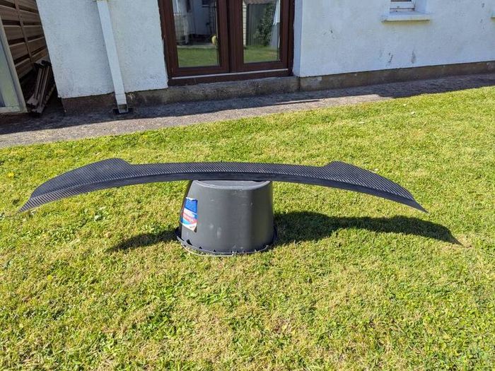 Real Carbon Fiber Rear Trunk Lid Spoiler Wing fit For Audi A7 S7 2013-2017