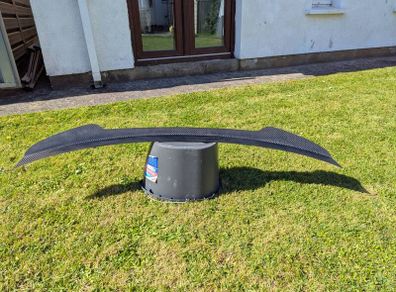 Real Carbon Fiber Rear Trunk Lid Spoiler Wing fit For Audi A7 S7 2013-2017