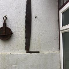 vintage cross saw