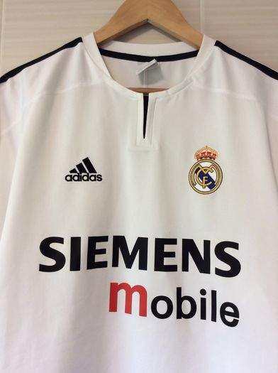 Real Madrid Jersey.  Official Adidas Mens Home Jersey Season 2003-2004. Original From The Time. Not A Modern Remake.