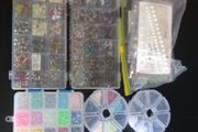 Job lot of Ribbon, Flat backed Pearls &amp; Embellishments