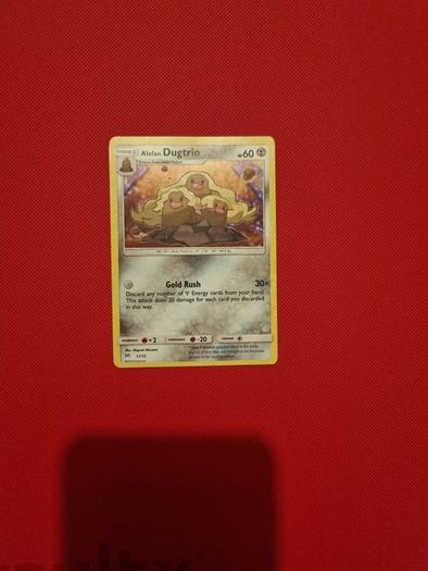 Alolan Dugtrio McDonald's 2019 Pokemon Card