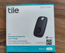 Bluetooth Item Finder, 1 Pack, 60m finding range, works with Alexa & Google Home, iOS & Android Compatible, Find your Keys, Remotes & More, Black
