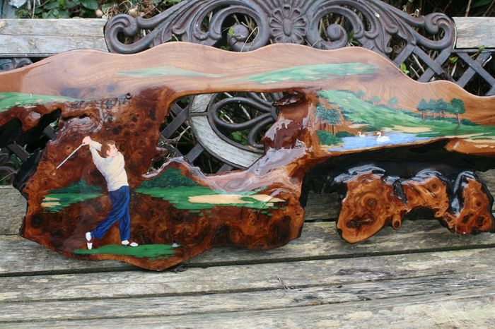 Original Artwork, Acrylic on live edge Cedar, housewarming gift, unique artwork, cabin gift, rustic art 55" x 14"