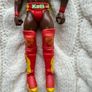 WWE Kofi Kingston Mattel Figure Wrestling Basic Series 10 The New Day Used his left hand is scrolling not fixed Please look at the pictures Image 5