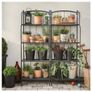 Ikea Lacko outdoor garden metal shelving unit 162cm H x 62cm W Image 2