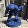 WH40K Sci Fi Space Destroyer Miniature (Terminator Sergeant w/power sword) Image 2