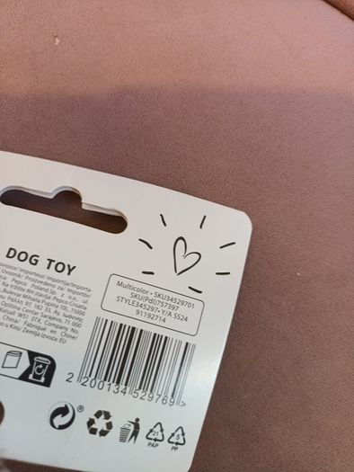 3 x dog toy balls