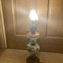 Old style lamp with globe electric postage available Image 2