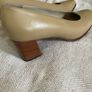 Euro Chic Italian leather heels Camel/ Tan Colour 38.5 UK5.5 Image 3