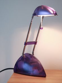 transparent expandable antenna desk lamp