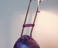 transparent expandable antenna desk lamp