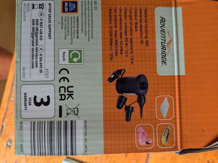 12V Electric Air Pump