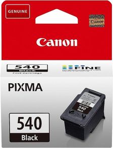 PG-540 Genuine Black Printer Ink Cartridge - Prints Up to 180 A4 Pages (1 x Cartridge) - Compatible with PIXMA MX, MG & TS