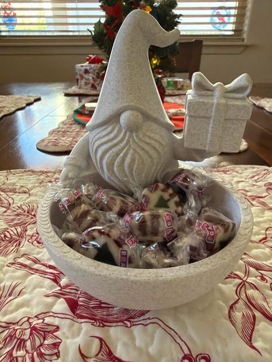 Christmas Gnome Bowl - Holiday Treat Holder