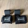 Dumbbell barbell grip straps. Chin up straps with hooks . Pulley strap attachment. Image 2