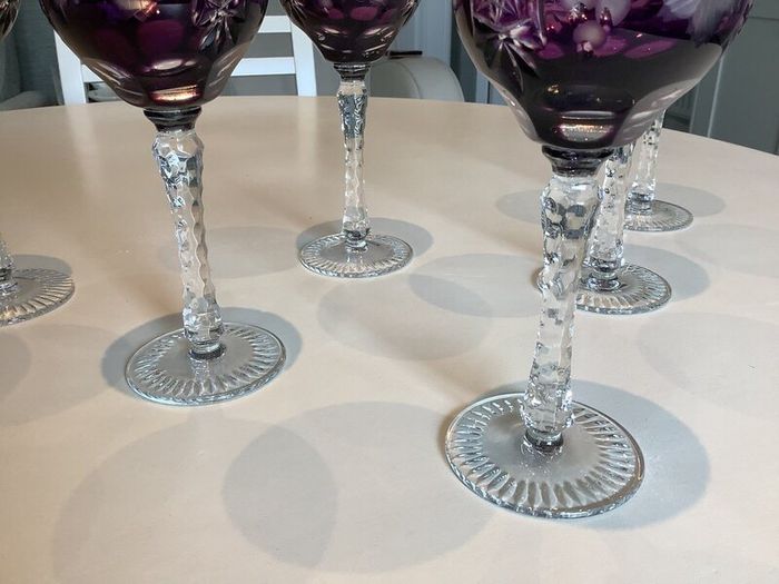 Bohemian Cut Glass Crystal Glasses