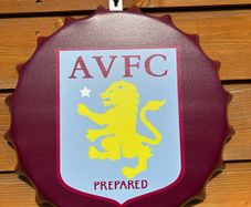 Aston Villa metal wall bottle cap