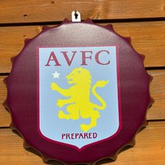 Aston Villa metal wall bottle cap