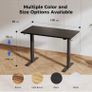 Electric Standing Desk, 100 x 60 cm Height Adjustable Sit Stand Desk with Splice Board and Memory Smart Pannel, Home Office Desks, Black Image 10