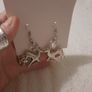 silver reindeer earrings Image 2