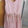 Pink cequined dress 7-8y Image 2