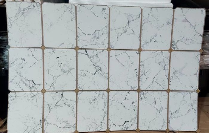 Pebble, stone, brick, tile Effect 3D PVC  Wall panel
