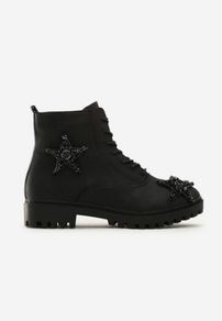 Military Style Boots size 6 - excellent for gigs & festivals