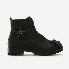 Military Style Boots size 6 - excellent for gigs & festivals