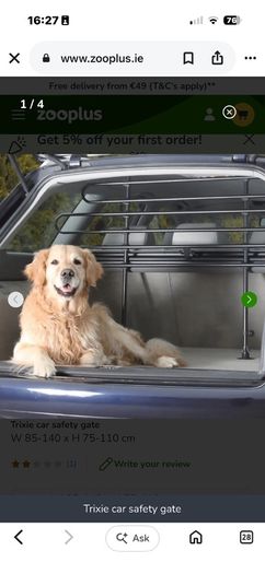 Trixie Dog car safety grid